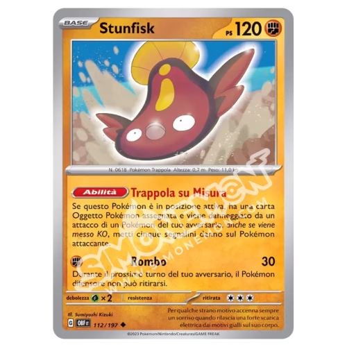 Stunfisk 112/197 Ossidiana Infuocata (IT)