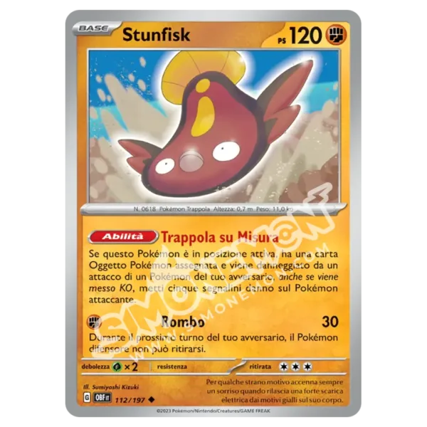 Stunfisk 112/197 Ossidiana Infuocata  (IT)