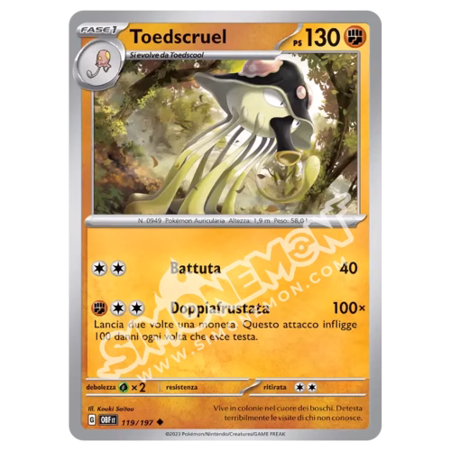 Toedscruel 119/197 Ossidiana Infuocata (IT)