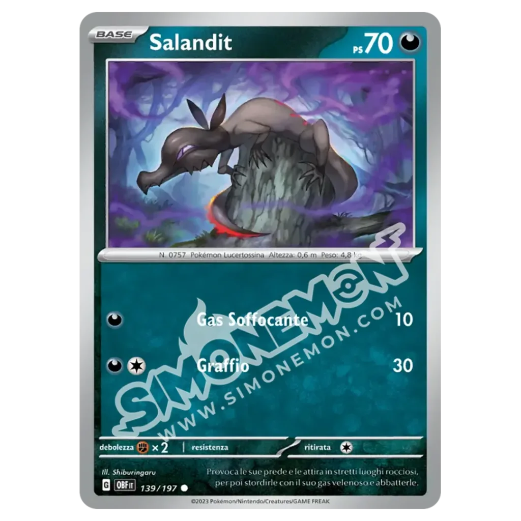 Salandit 139/197 Ossidiana Infuocata  (IT)