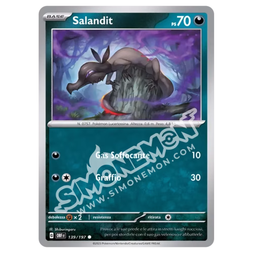 Salandit 139/197 Ossidiana Infuocata (IT)