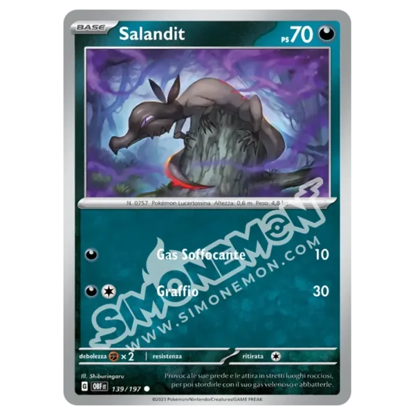 Salandit 139/197 Ossidiana Infuocata  (IT)
