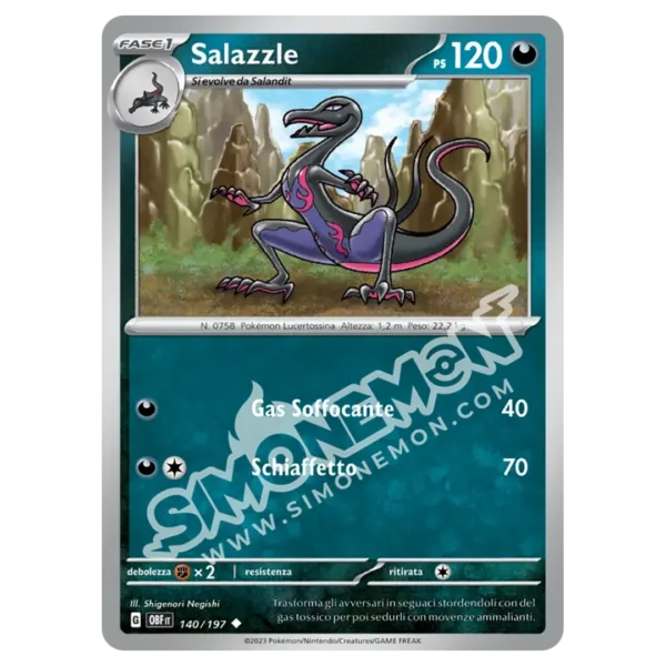 Salazzle 140/197 Ossidiana Infuocata (IT)