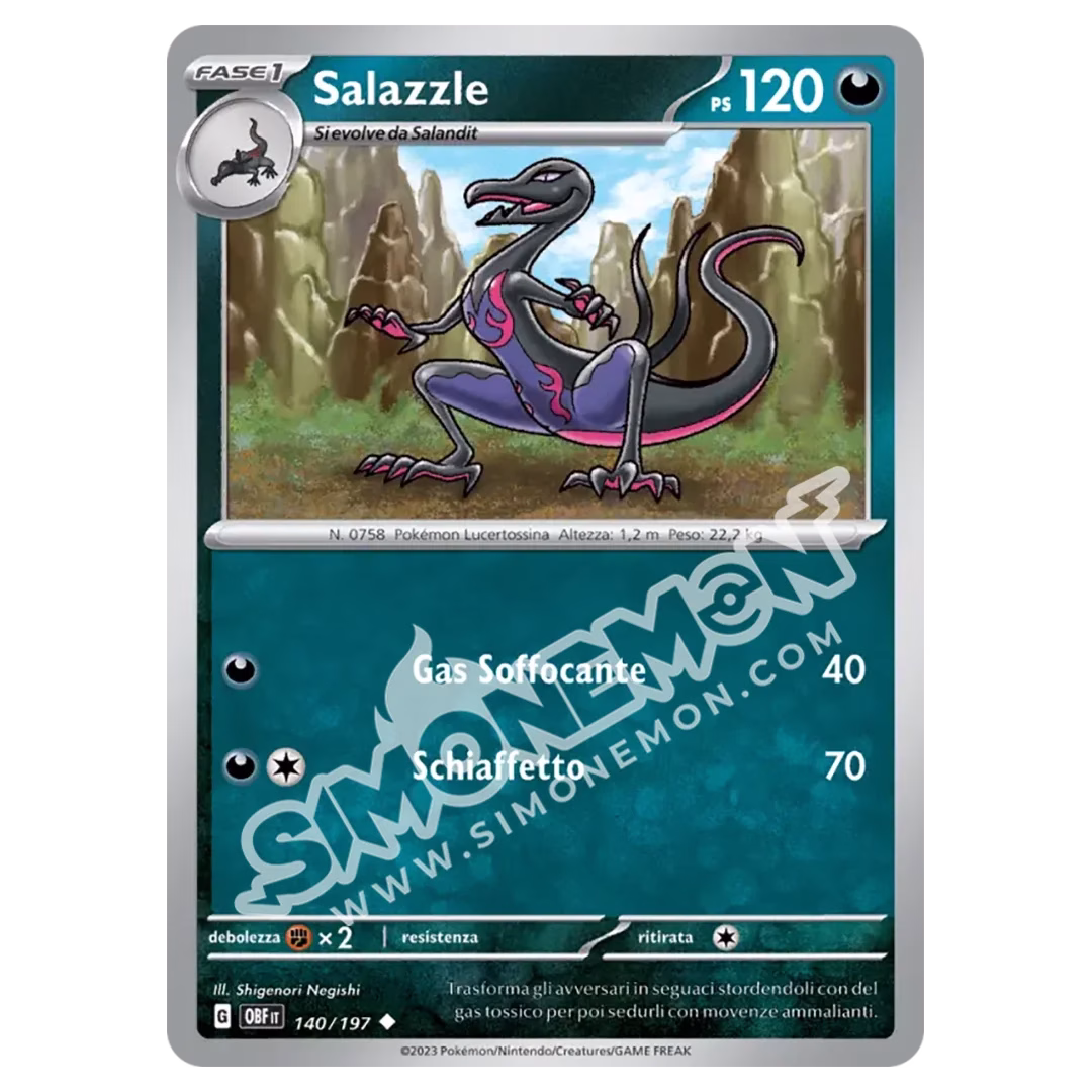 Salazzle 140/197 Ossidiana Infuocata Reverse (IT)