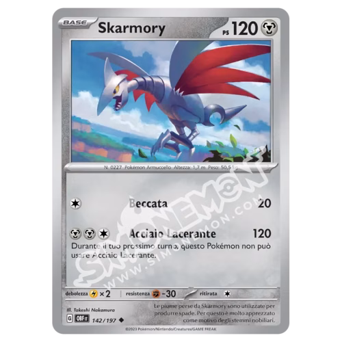 Skarmory 142/197 Ossidiana Infuocata (IT)