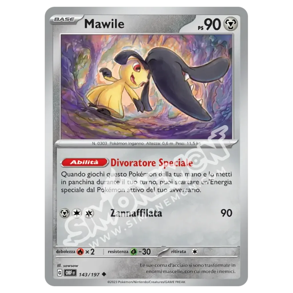 Mawile 143/197 Ossidiana Infuocata  (IT)