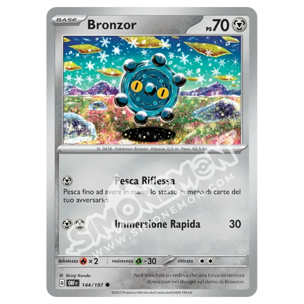 Bronzor 144/197 Ossidiana Infuocata Reverse (IT)