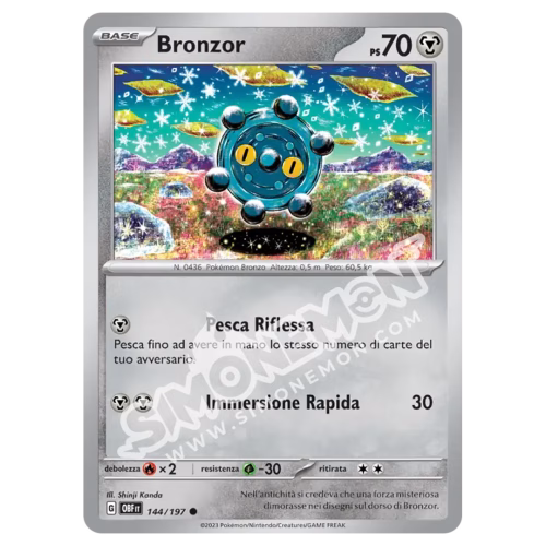 Bronzor 144/197 Ossidiana Infuocata Reverse (IT)