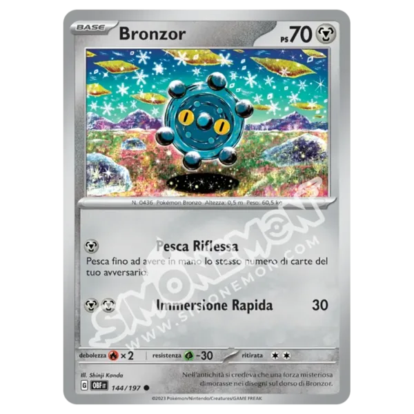 Bronzor 144/197 Ossidiana Infuocata Reverse (IT)
