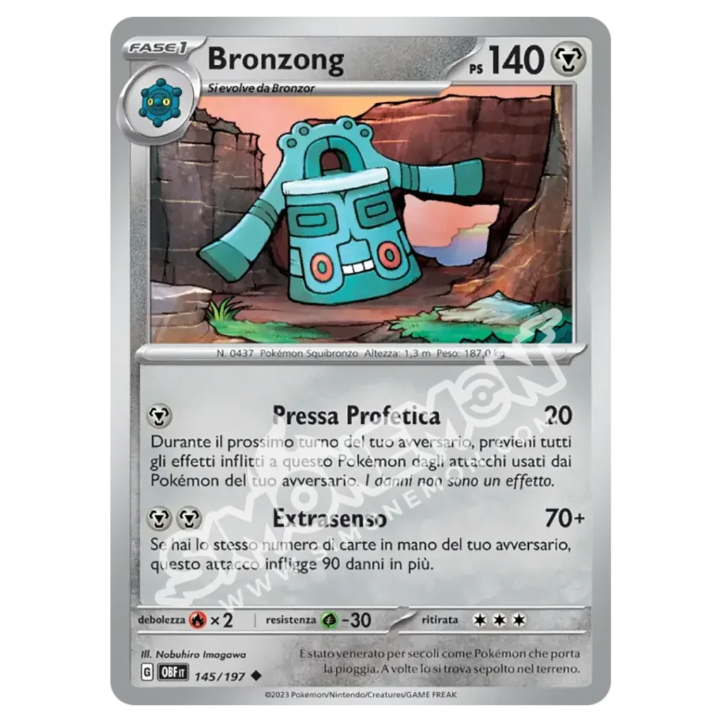 Bronzong 145/197 Ossidiana Infuocata  (IT)