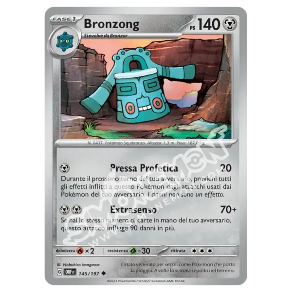 Bronzong 145/197 Ossidiana Infuocata  (IT)