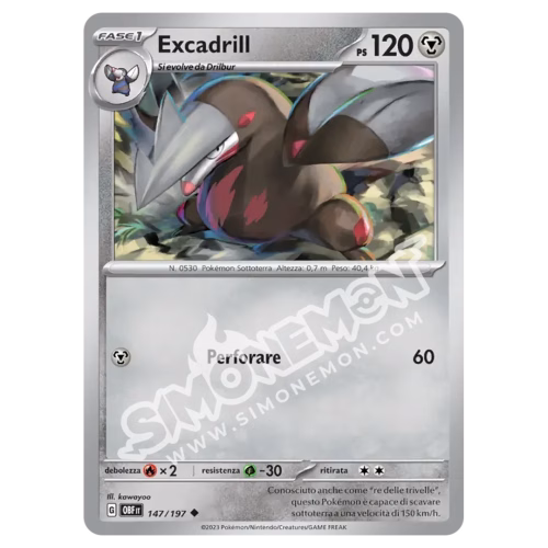 Excadrill 147/197 Ossidiana Infuocata (IT)