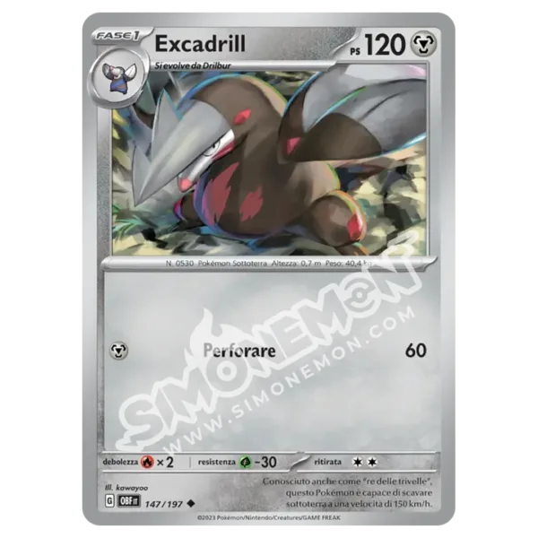 Excadrill 147/197 Ossidiana Infuocata  (IT)