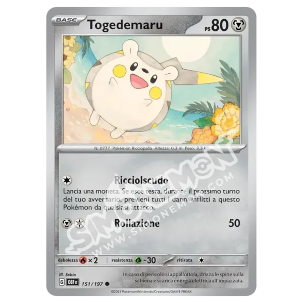 Togedemaru 151/197 Ossidiana Infuocata  (IT)