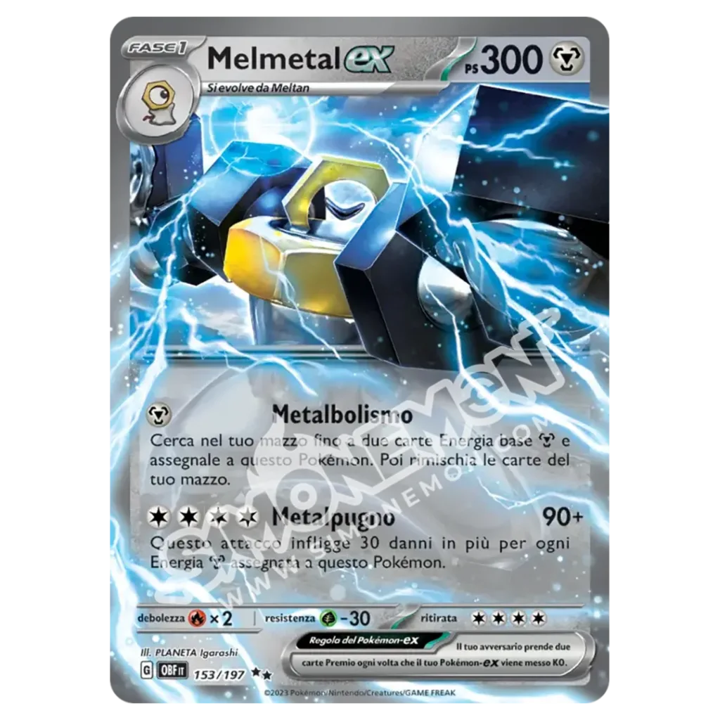 Melmetal-ex 153/197 Ossidiana Infuocata (IT)