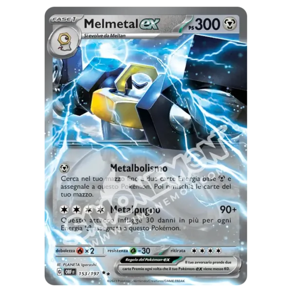 Melmetal-ex 153/197 Ossidiana Infuocata (IT)