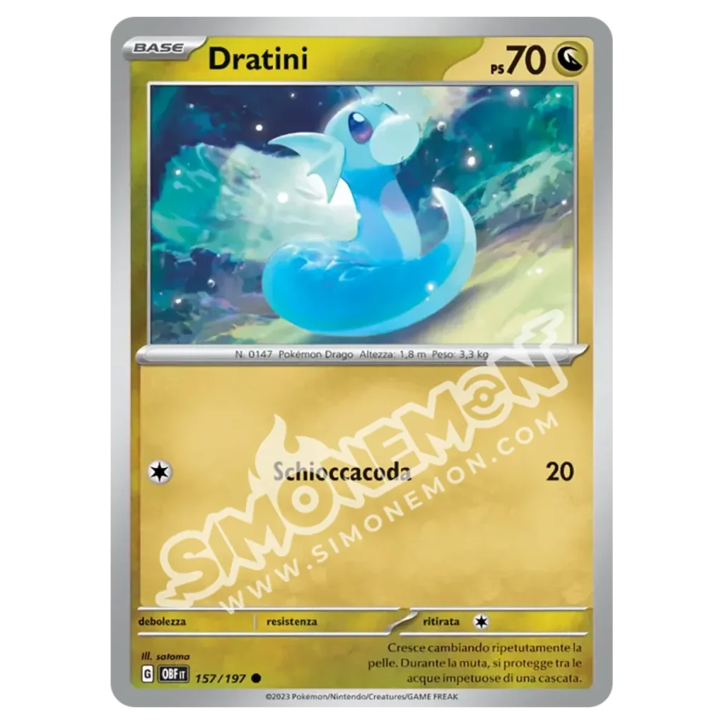 Dratini 157/197 Ossidiana Infuocata (IT)
