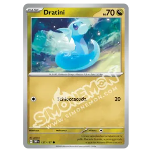 Dratini 157/197 Ossidiana Infuocata Reverse (IT)