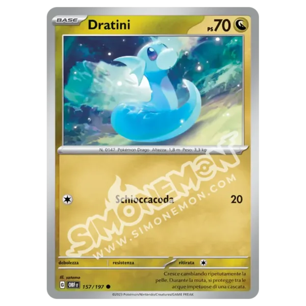 Dratini 157/197 Ossidiana Infuocata (IT)