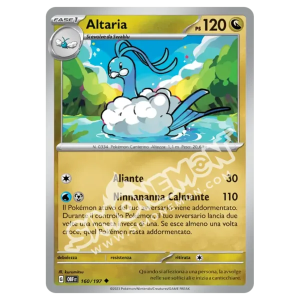 Altaria 160/197 Ossidiana Infuocata  (IT)