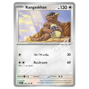 Kangaskhan 165/197 Ossidiana Infuocata Reverse (IT)