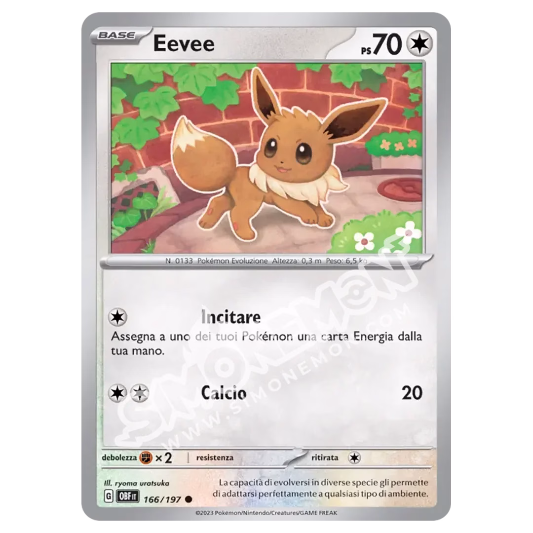 Eevee 166/197 Ossidiana Infuocata (IT)