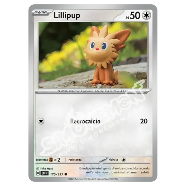 Lillipup 170/197 Ossidiana Infuocata Reverse (IT)