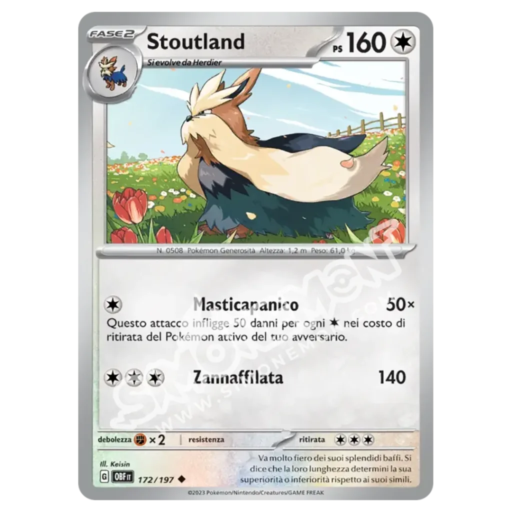Stoutland 172/197 Ossidiana Infuocata Reverse (IT)