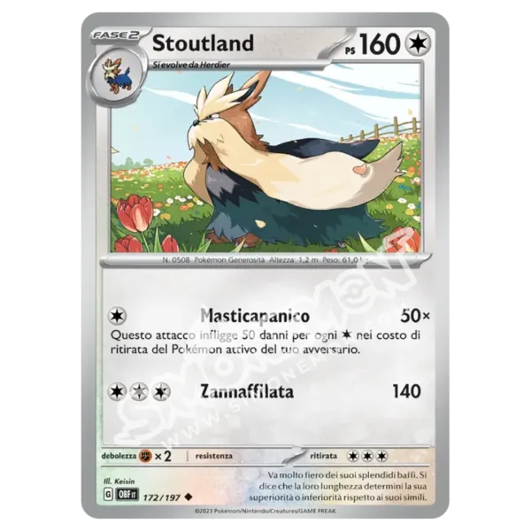 Stoutland 172/197 Ossidiana Infuocata Reverse (IT)
