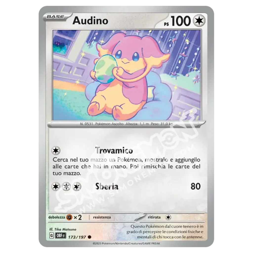 Audino 173/197 Ossidiana Infuocata (IT)