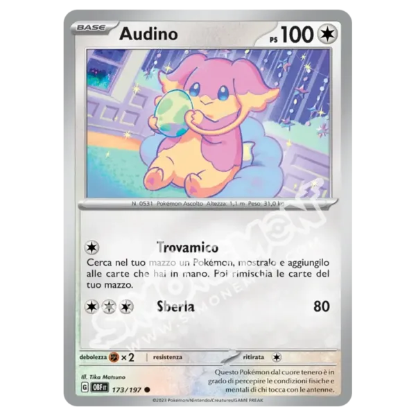 Audino 173/197 Ossidiana Infuocata (IT)