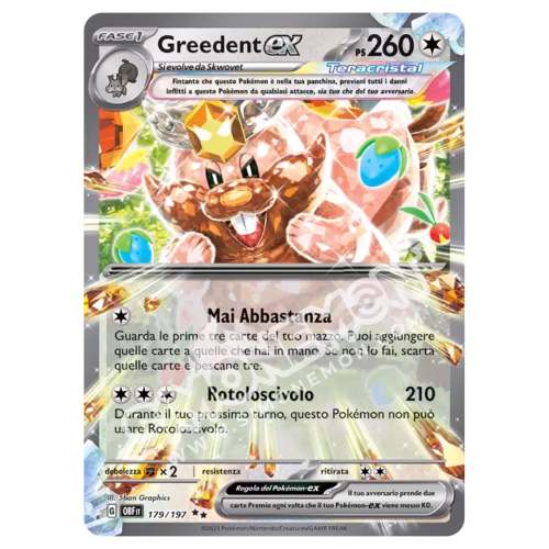 Greedent-ex 179/197 Ossidiana Infuocata (IT)
