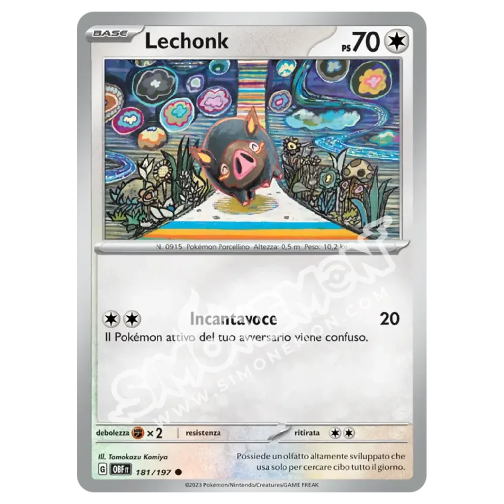 Lechonk 181/197 Ossidiana Infuocata  (IT)