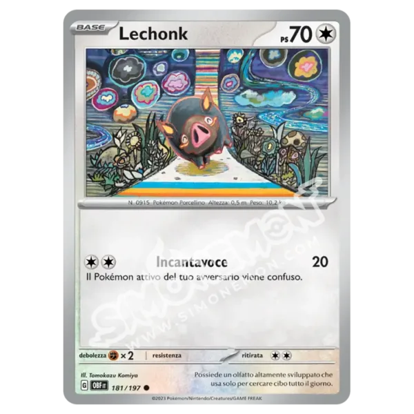 Lechonk 181/197 Ossidiana Infuocata  (IT)