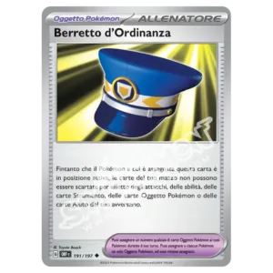 Berretto d'Ordinanza 191/197 Ossidiana Infuocata  (IT)