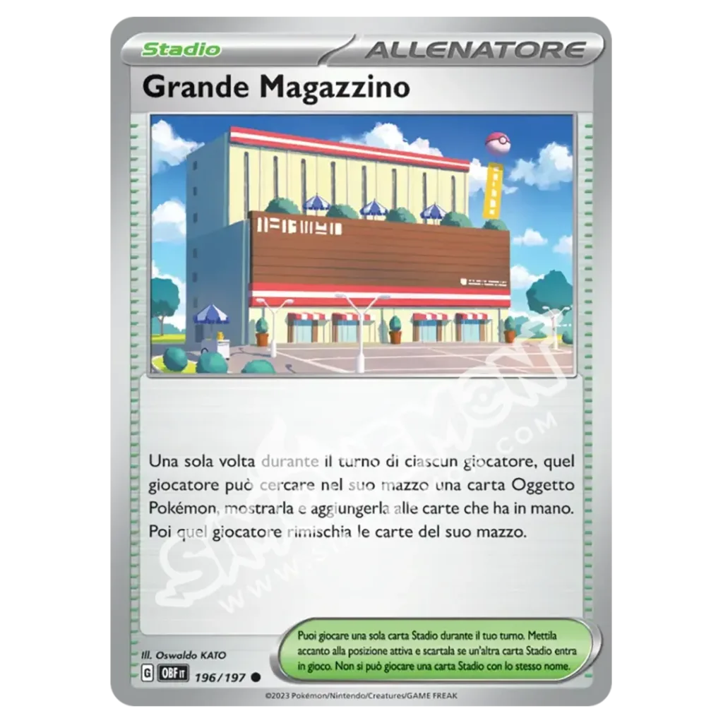 Grande Magazzino 196/197 Ossidiana Infuocata Reverse (IT)