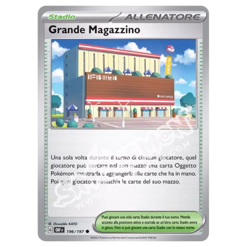 Grande Magazzino 196/197 Ossidiana Infuocata Reverse (IT)