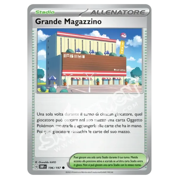 Grande Magazzino 196/197 Ossidiana Infuocata Reverse (IT)