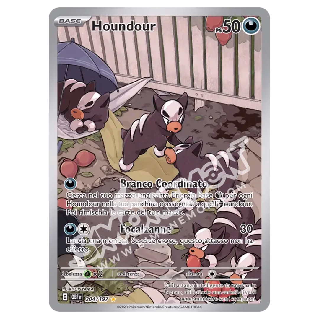 Houndour 204/197 Ossidiana Infuocata (IT)