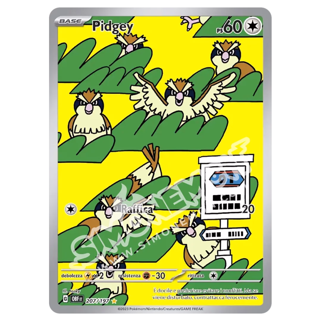 Pidgey 207/197 Ossidiana Infuocata (IT)