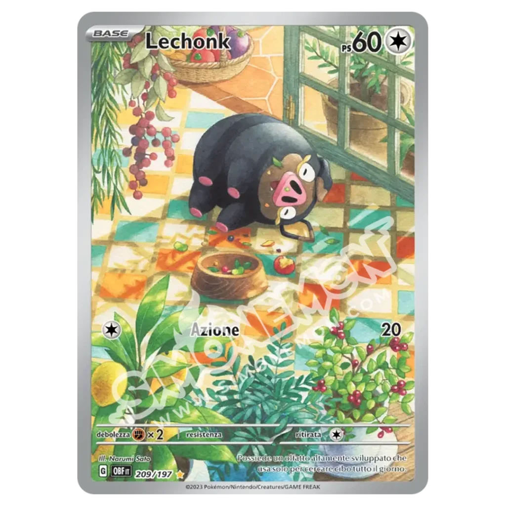 Lechonk 209/197 Ossidiana Infuocata  (IT)