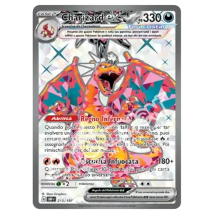 Charizard-ex 215/197 Ossidiana Infuocata  (IT)