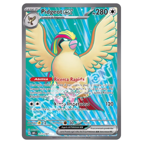 Pidgeot-ex 217/197 Ossidiana Infuocata (IT)