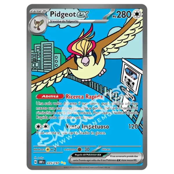 Pidgeot-ex 225/197 Ossidiana Infuocata (IT)