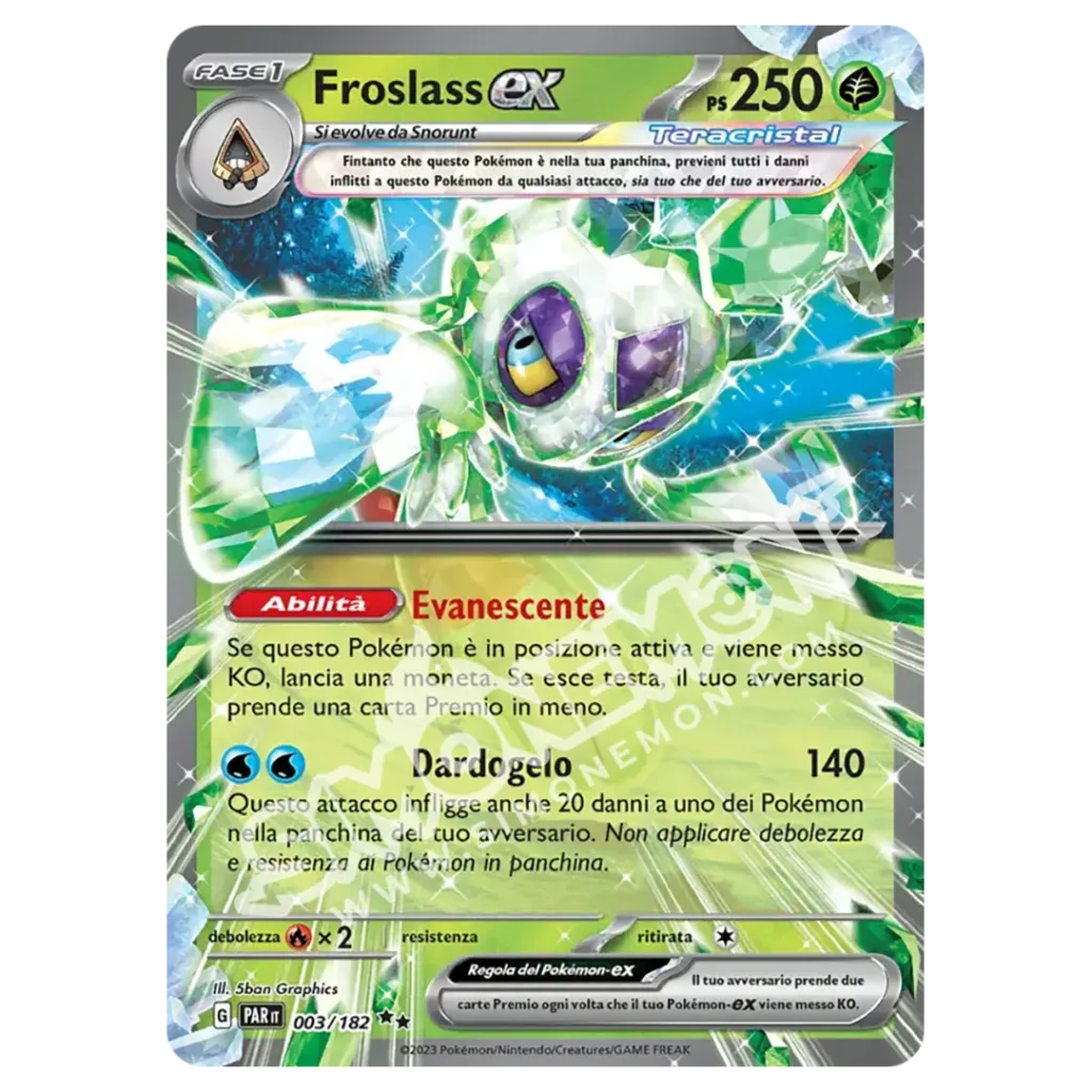 Froslass-ex 003/182 Paradosso Temporale Reverse (IT)