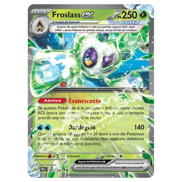 Froslass-ex 003/182 Paradosso Temporale Reverse (IT)