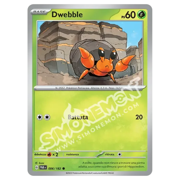 Dwebble 006/182 Paradosso Temporale Reverse (IT)