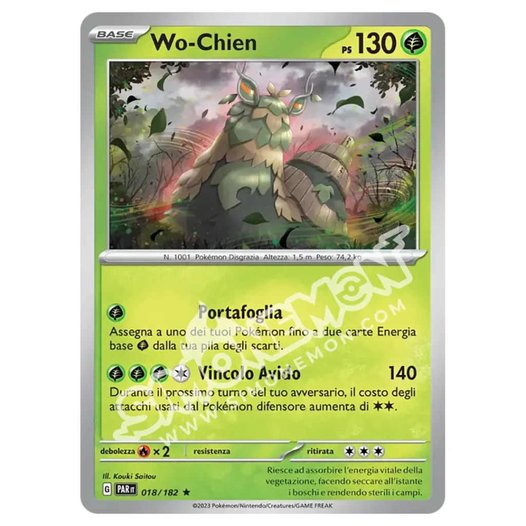 Wo-Chien 018/182 Paradosso Temporale Foil (IT)