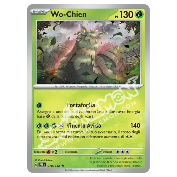 Wo-Chien 018/182 Paradosso Temporale Foil (IT)