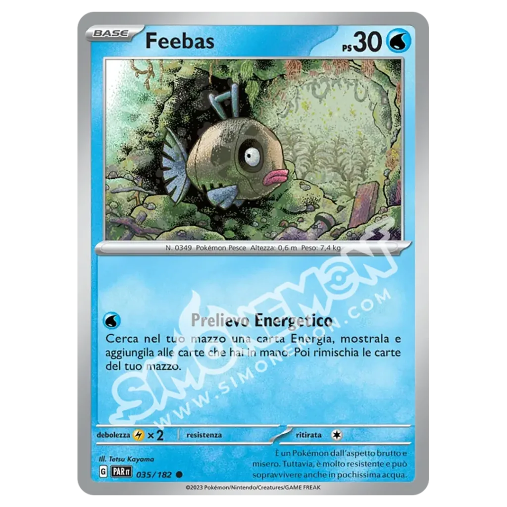 Feebas 035/182 Paradosso Temporale Reverse (IT)